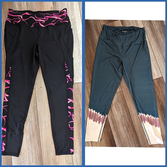 🆕 BUNDLE Of Athletic Legging's / Livi & Maurices / 0x & 14/16 - Picture 1 of 7